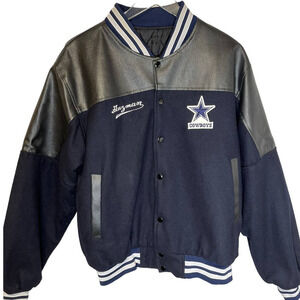 Dallas Cowboys NFL Bomber Varsity Embroidered Jacket Coat Unisex GUZMAN